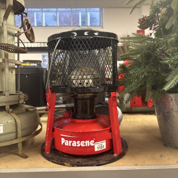 Vintage Parasene greenhouse heater in used condition.