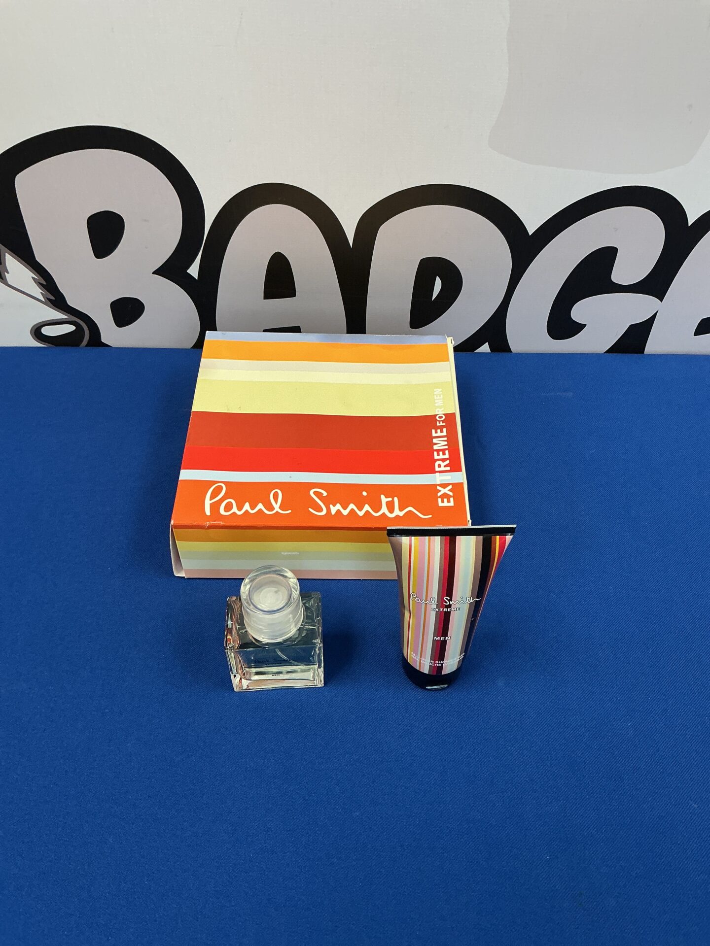 Paul Smith Extreme gift set in patterned box.