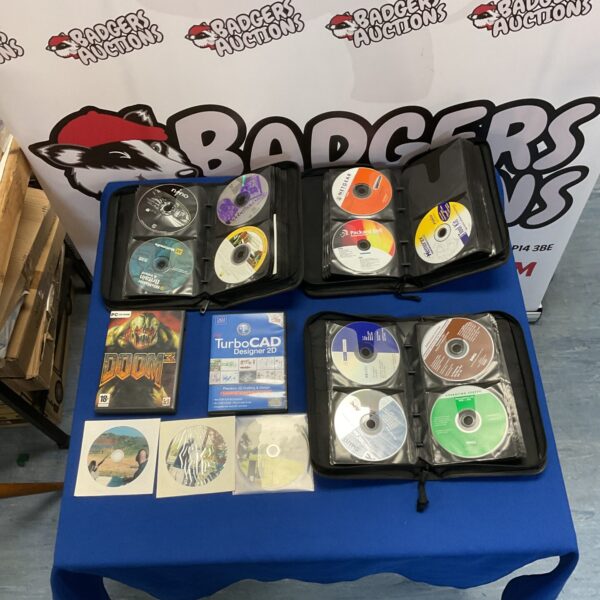 Vintage PC software and games lot for collectors and retro gamers.