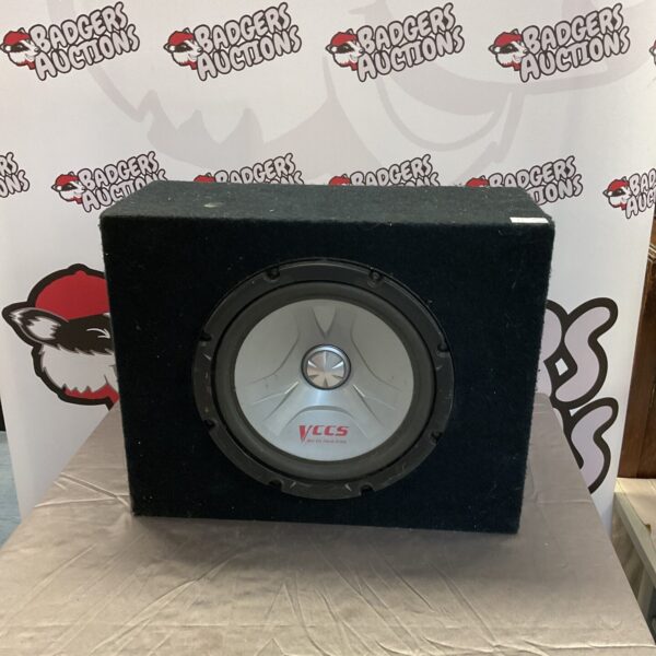Pioneer subwoofer speaker for car audio system.