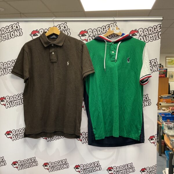 Green Polo Ralph Lauren polo shirt with embroidered logo.