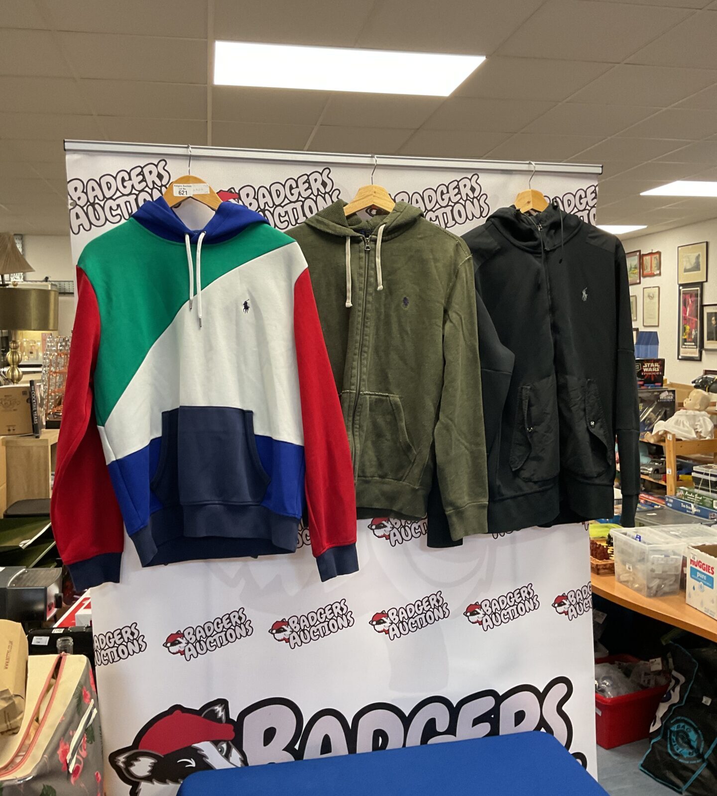 Polo Ralph Lauren hoodie lot in size medium, colourful streetwear.