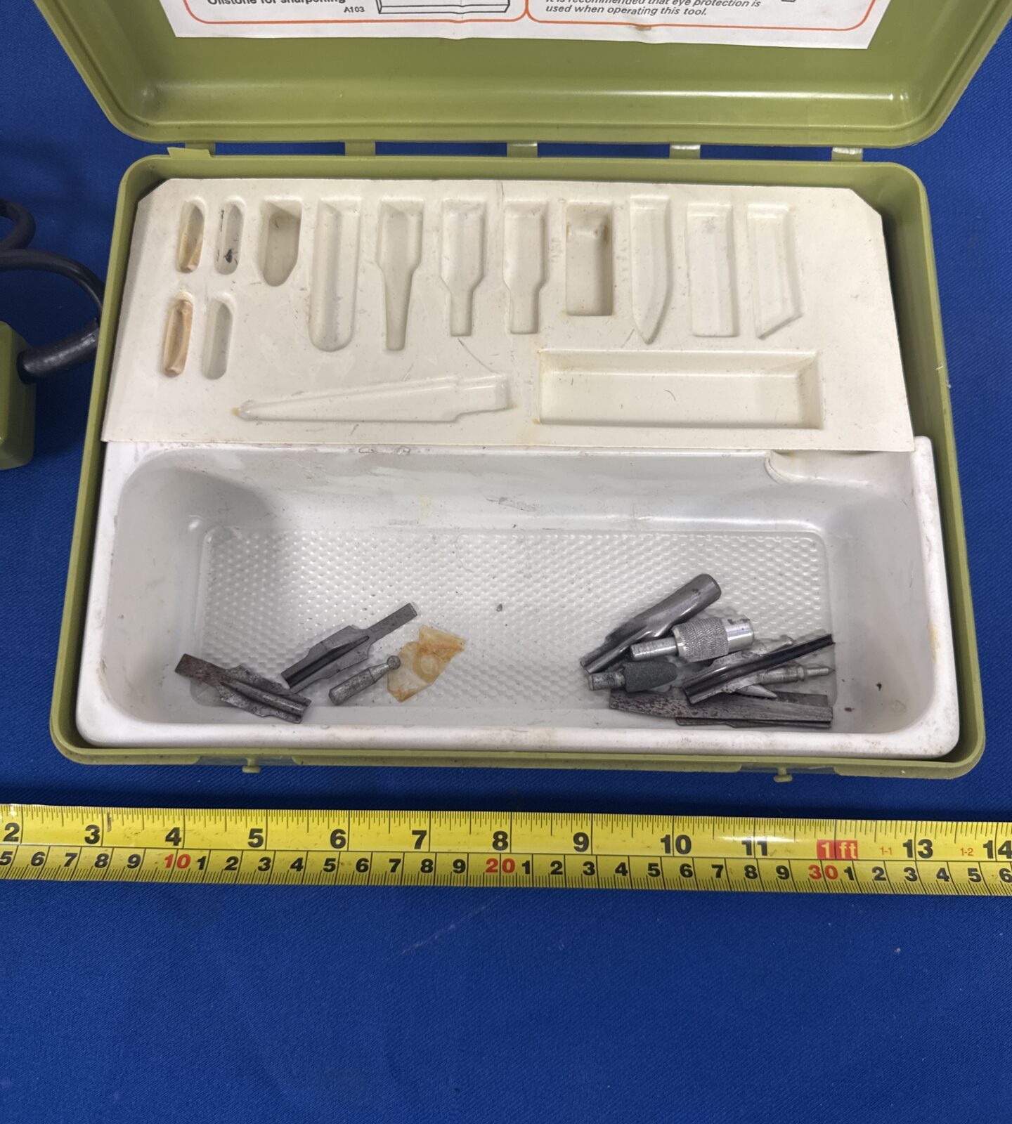 Closed Powerline Model 72 Hobbyist Kit in olive green case.