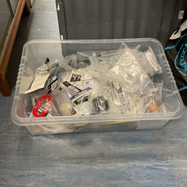 Large lot of new RC model parts and accessories for hobbyists.
