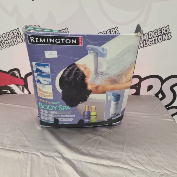 Front view of a Remington Body Spa for home relaxation.