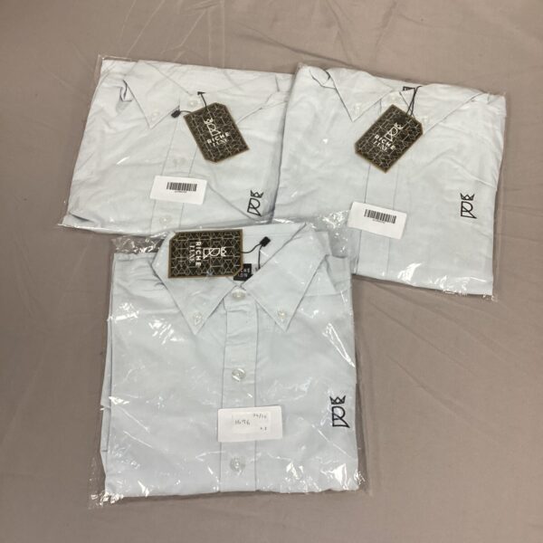 Lot of three new Riche Luxe men's shirts with tags.