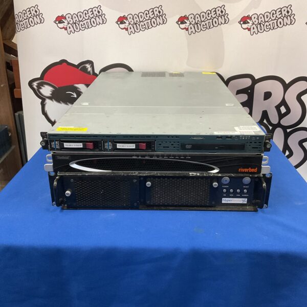 Riverbed Steelhead server unit for WAN optimization and data acceleration.