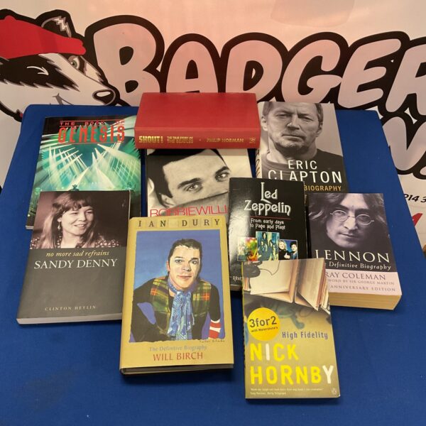 Collection of rock star biographies including Eric Clapton and John Lennon.
