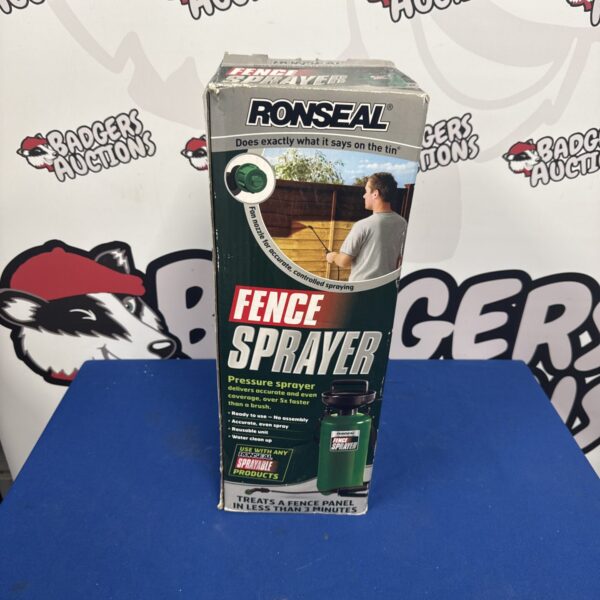 Ronseal garden fence sprayer for easy fence treatment application.