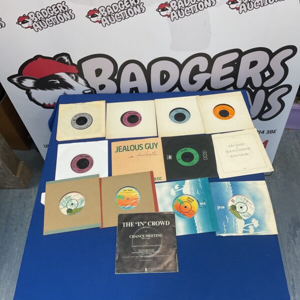 Collection of Roxy Music and Bryan Ferry 7 inch vinyl singles.