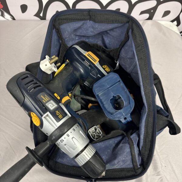 Untested Ryobi cordless power drill for DIY projects.