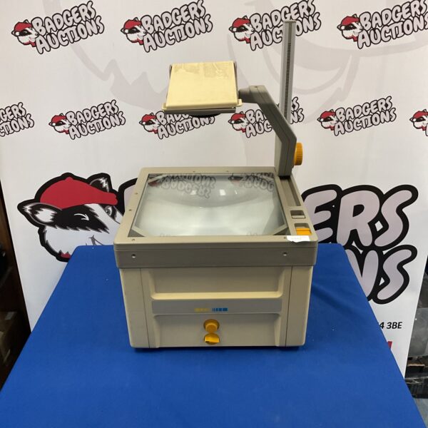 Vintage Schwan Stabilo overhead projector for classroom use.