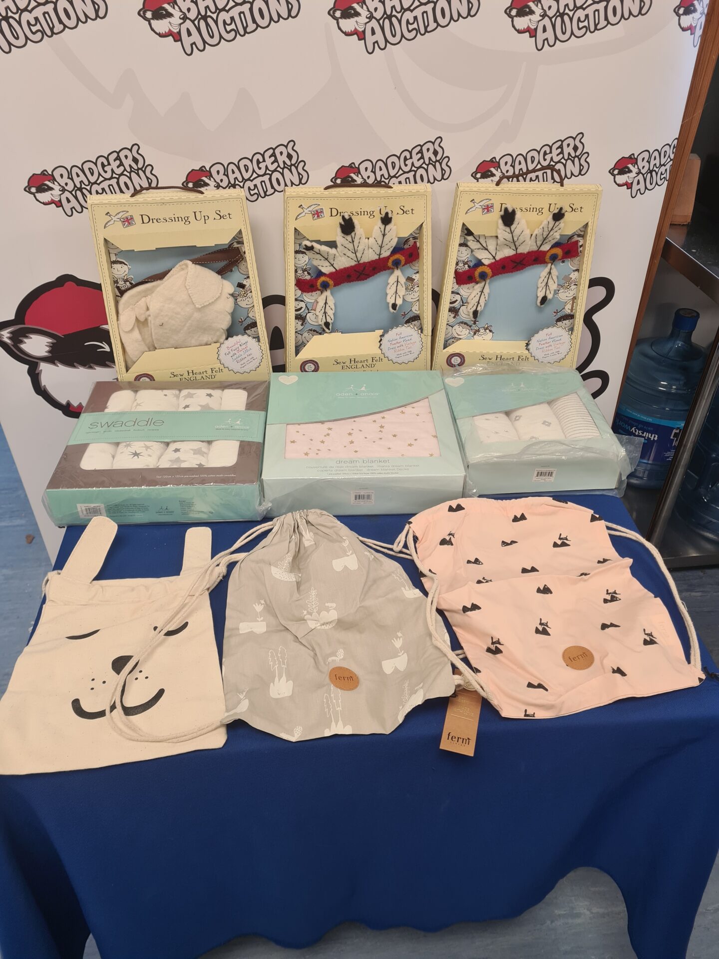 Mixed lot of designer childrenswear including Sew Heart Felt dressing up sets.