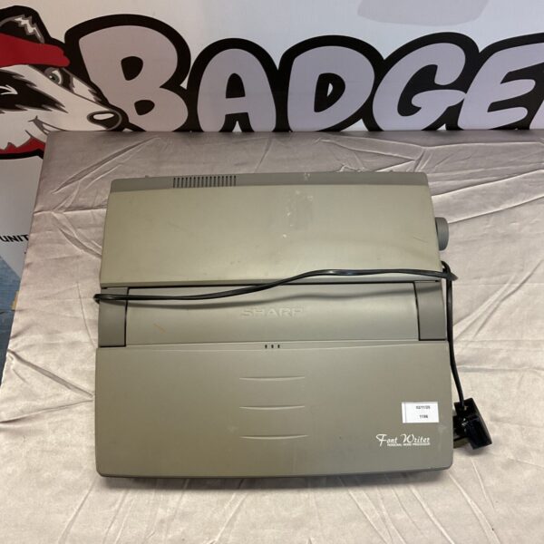 Vintage Sharp Font Writer personal word processor in original condition.