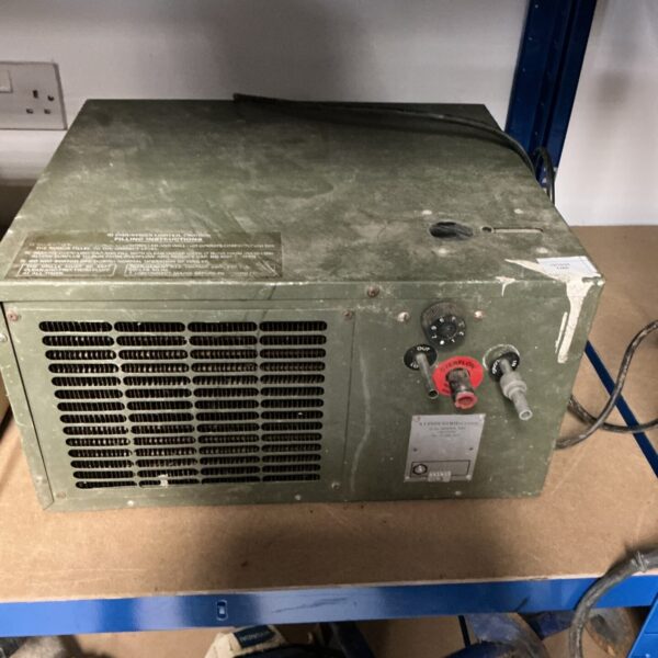 Vintage SI Industry beer cooler, industrial pub equipment.
