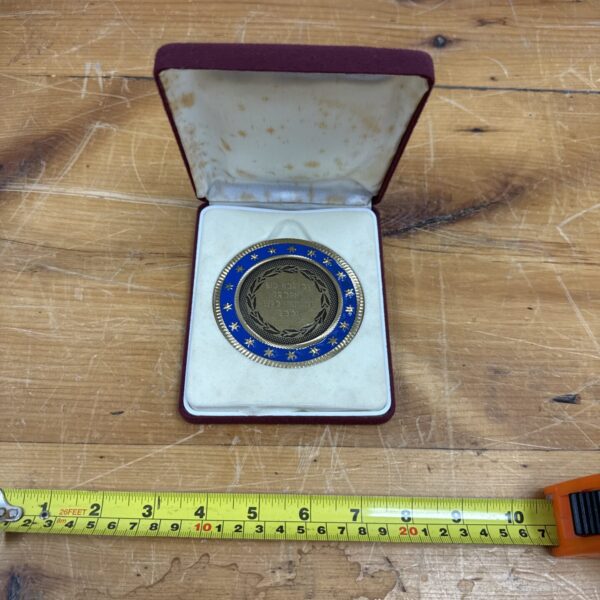 Large Sid Horton Trophy awarded at Euro Militaire 2001