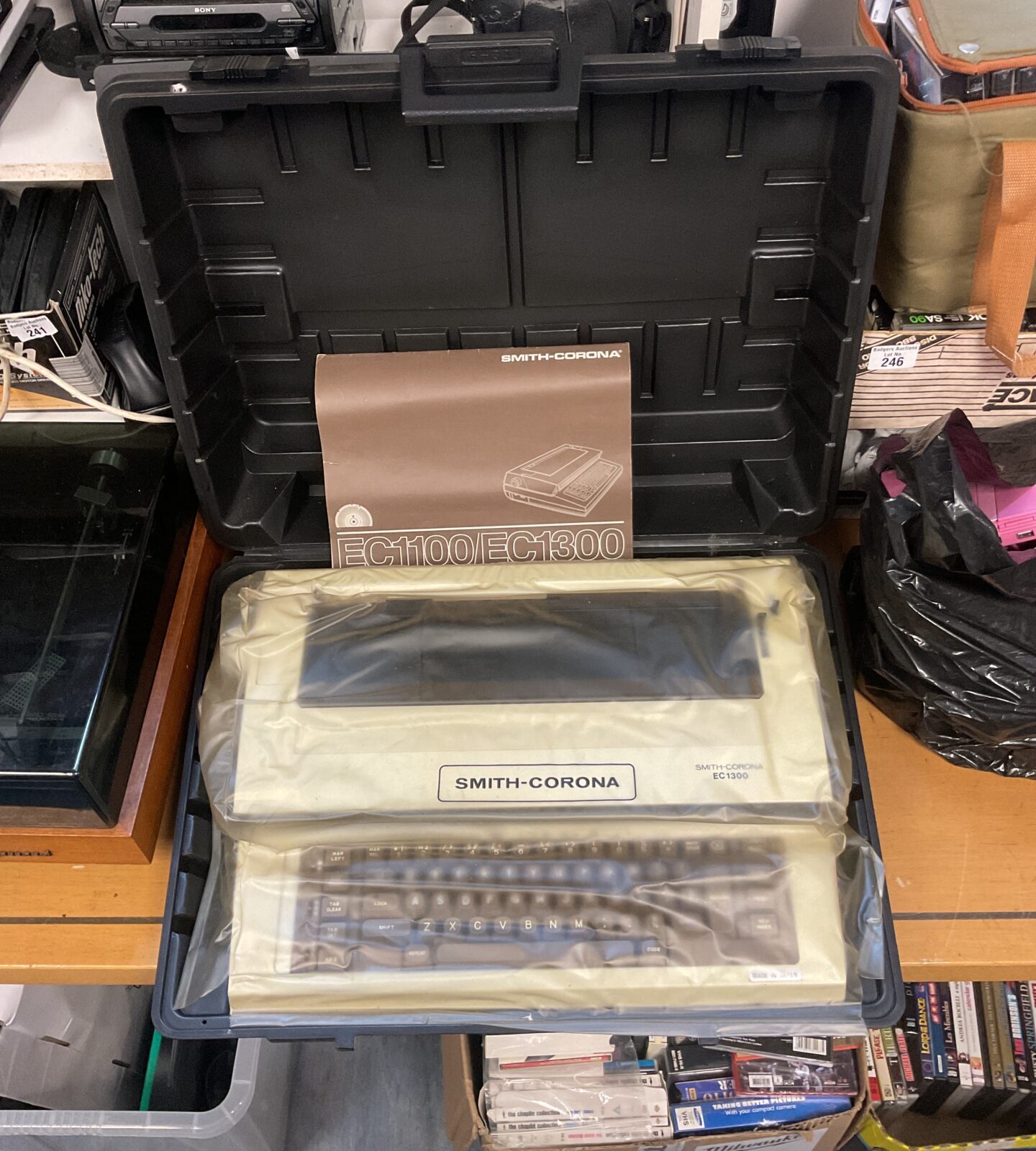 Vintage Smith Corona EC 1300 electric typewriter in good condition.