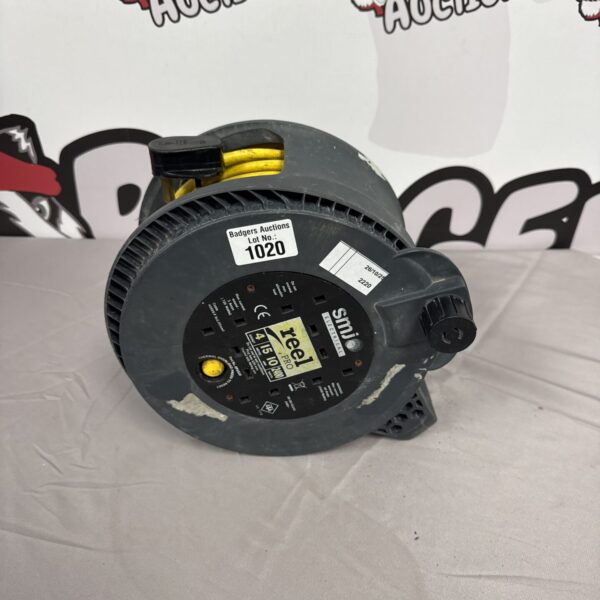 Smj 15m extension reel, four gang, portable power cable.