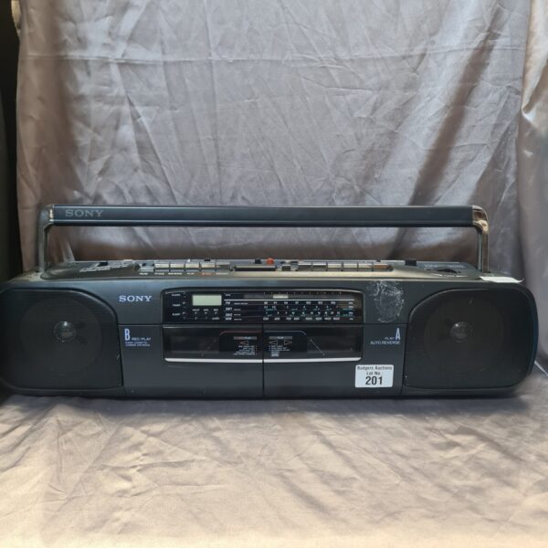 Vintage Sony CFS-W404S cassette corder boombox radio player