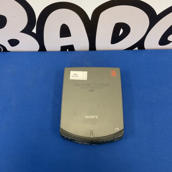 Front view of a vintage Sony Discman PRD-650 portable CD player.