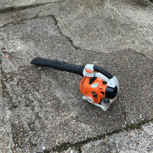 Stihl BG 86 C petrol leaf blower in used condition.