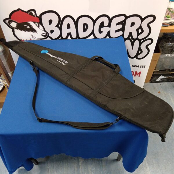 Black Stoeger air rifle case with carry handle.