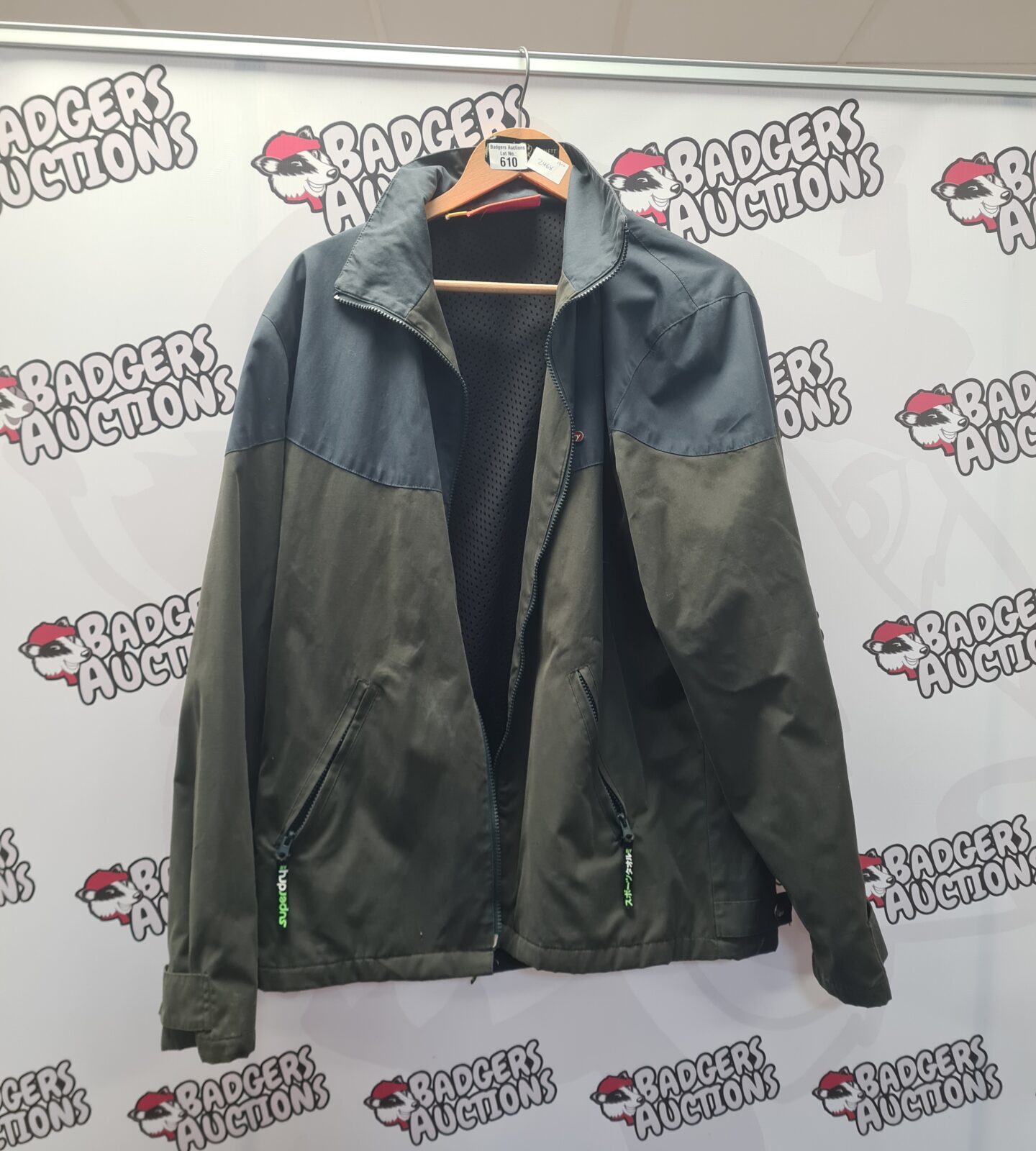 Superdry XL windbreaker jacket in good used condition.