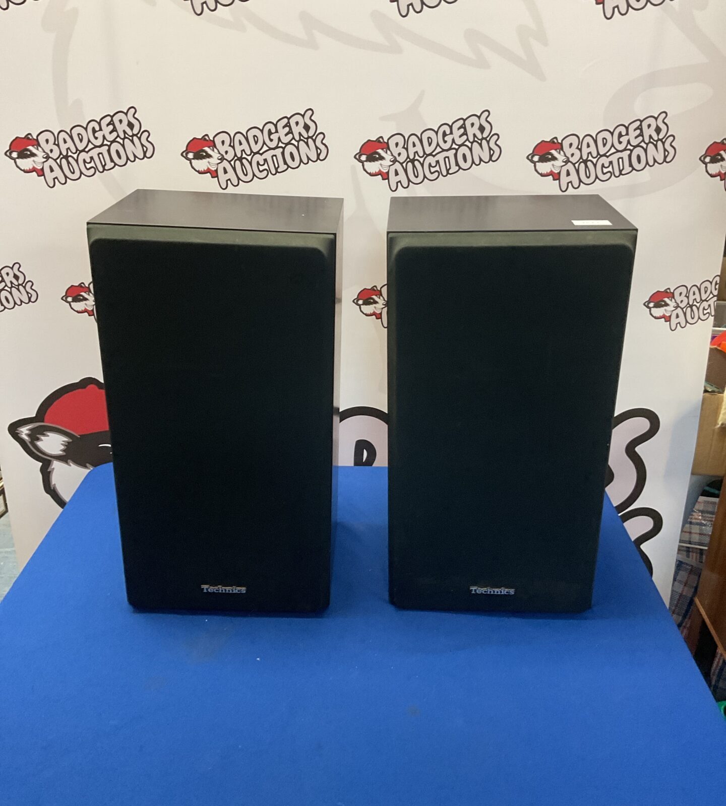 Vintage Technics SB-3110 bookshelf speakers in good condition.