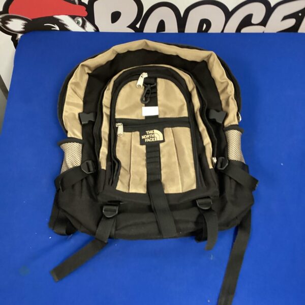 Vintage The North Face rucksack, durable outdoor backpack.