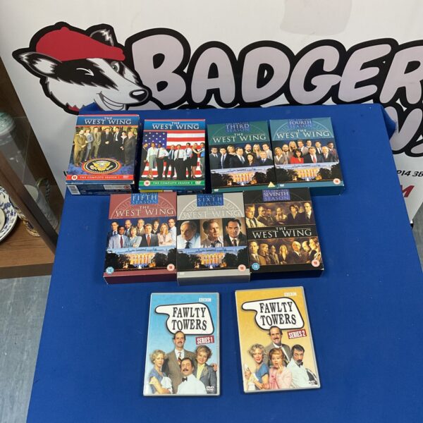 *The West Wing* and *Faulty Towers* box sets for collectors and TV fans.