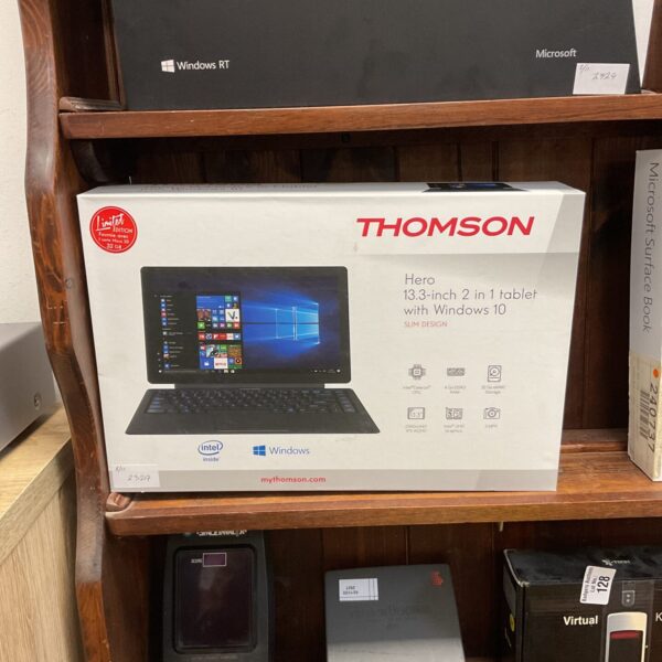 Thomson Hero 13.3 inch tablet running Windows 10, a portable device.