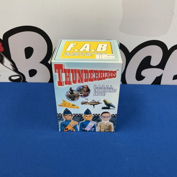Front view of the Thunderbirds DVD boxset collection.
