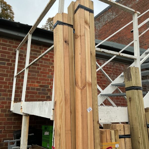 Stack of timber bundles for construction and DIY projects.