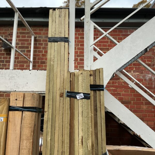 Three bundles of 7ft timber for construction and DIY projects.