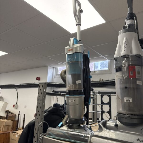 Vax Airlift upright hoover in used condition, ideal for home cleaning.