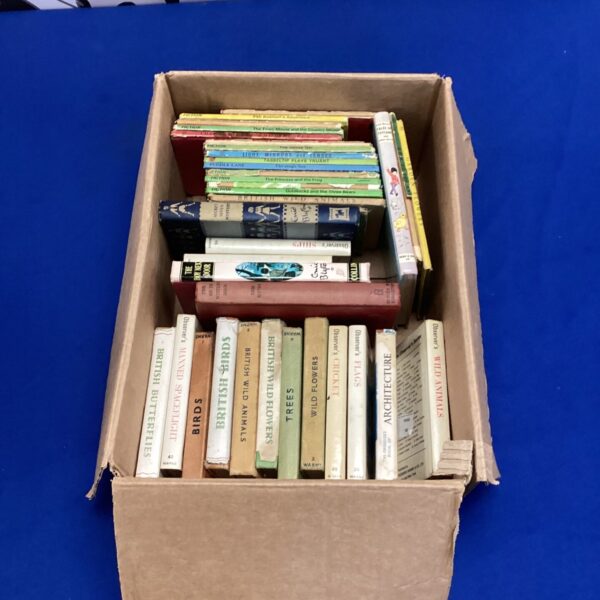 Lot of vintage wildlife books including Observer series guides.