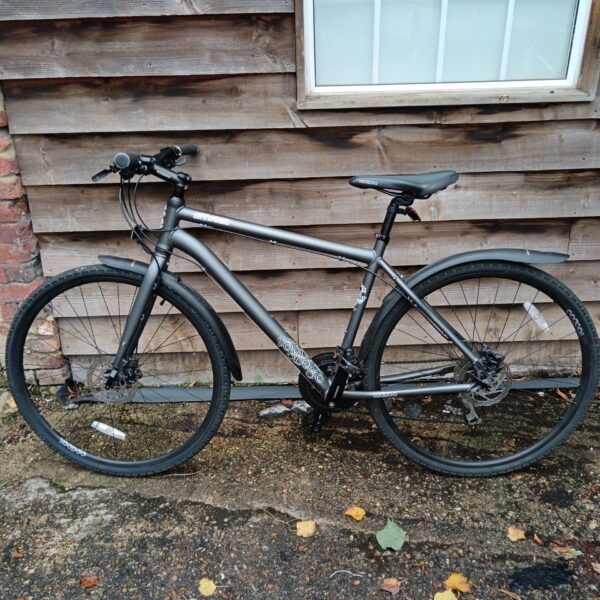 Black Voodoo Marasa gents bike, suitable for outdoor cycling.
