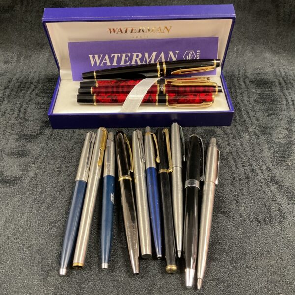 Vintage Waterman pen set in its original presentation box.