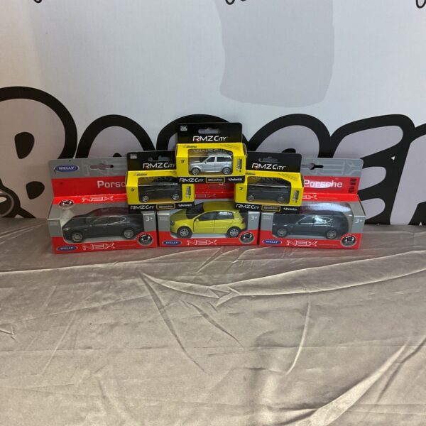 Welly Nex and RMZ City diecast car lot for collectors.