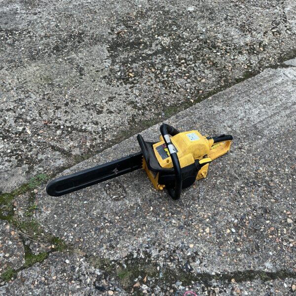 Wolf GT petrol chainsaw in used condition, ideal for garden work.