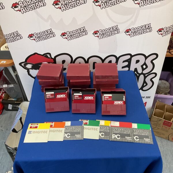 Lot of vintage Xidex disks for Amstrad and Digitec computers.