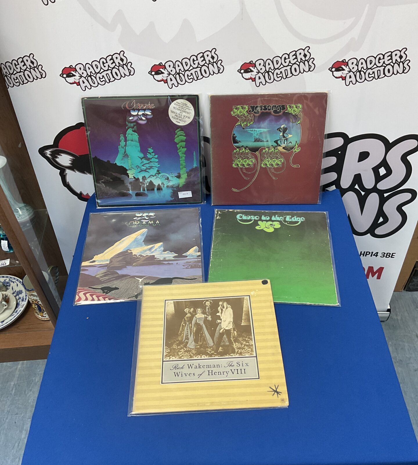 Yes Relayer LP vinyl record cover, a classic progressive rock album.