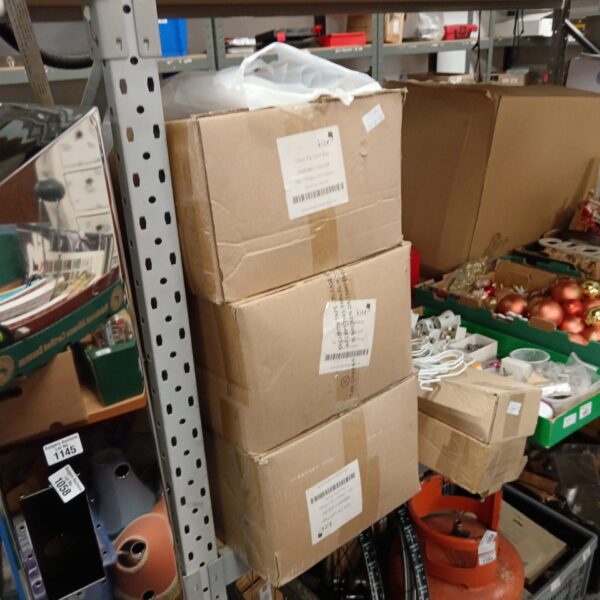 Three boxes of 1000 kite clear zip lock bags