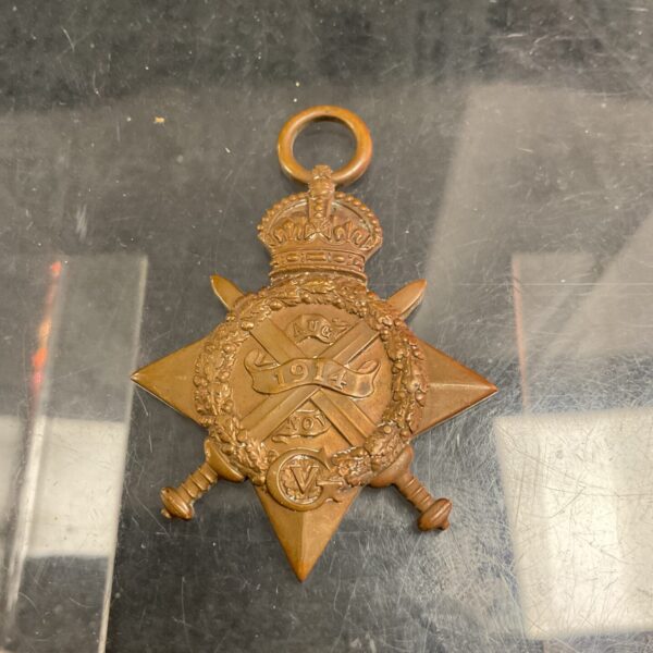 Antique 1914 Mons Star medal awarded to 2 Lieut Cottrell Dormer.