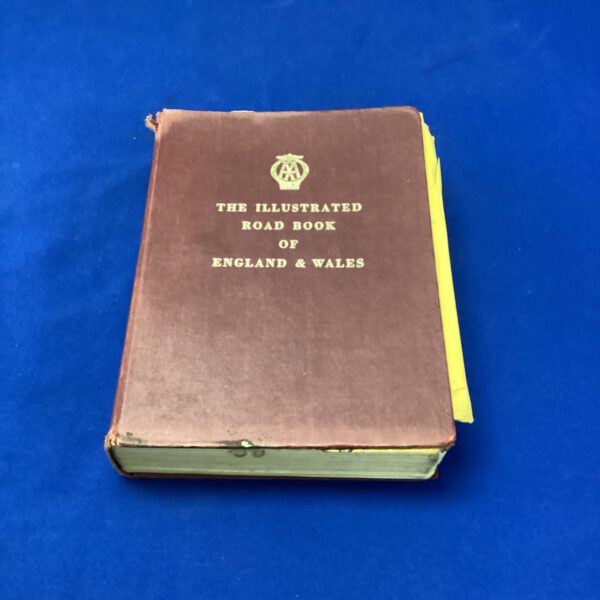 Vintage 1965 roadbook cover for England and Wales.