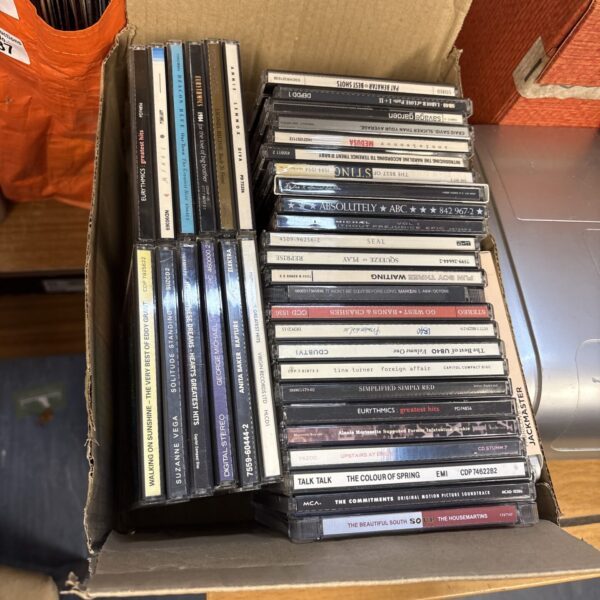 Vintage 80s CD collection lot of compact discs.