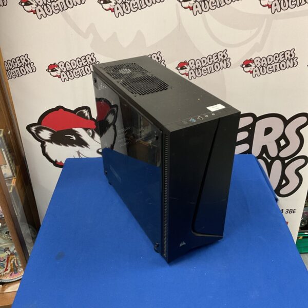 Black AlphaSync gaming PC tower for immersive gaming experiences.