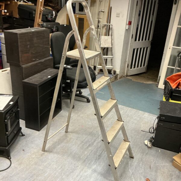 Used aluminium step ladder for household DIY tasks.