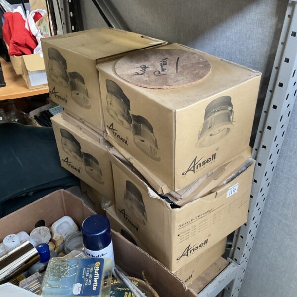Lot of six new Ansell Galaxy PLC downlights in boxes.