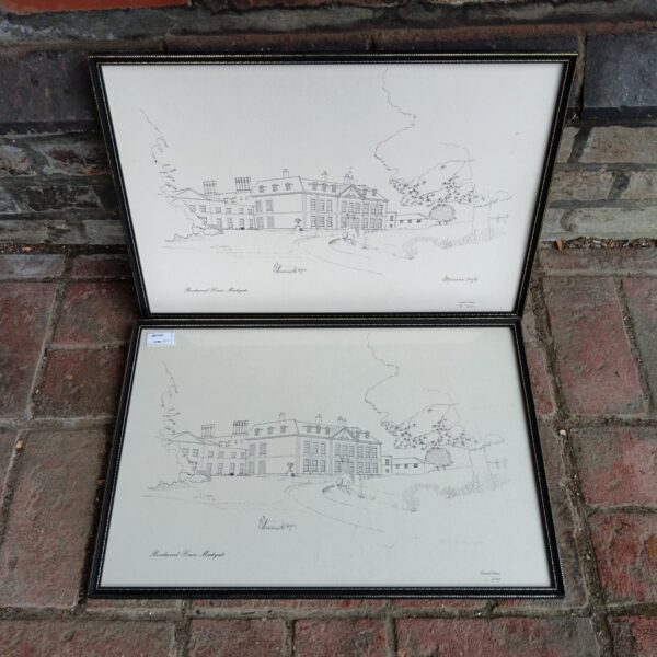 Artist signed limited edition print of Beechwood House, Markgate.